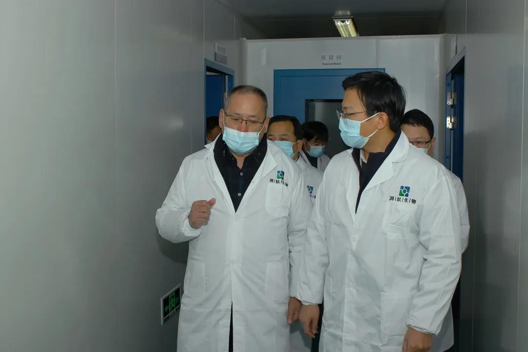 嵊州市委常委、组织部部长周勇一行莅临浙江湃肽考察调研